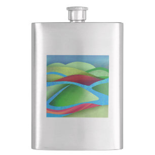 Hills On Ice Hip Flask