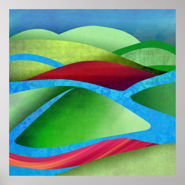 Hills On Ice Poster (Front)