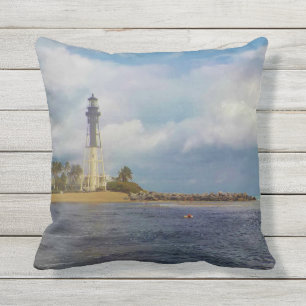 Hillsboro Inlet Light Scenic Cushion