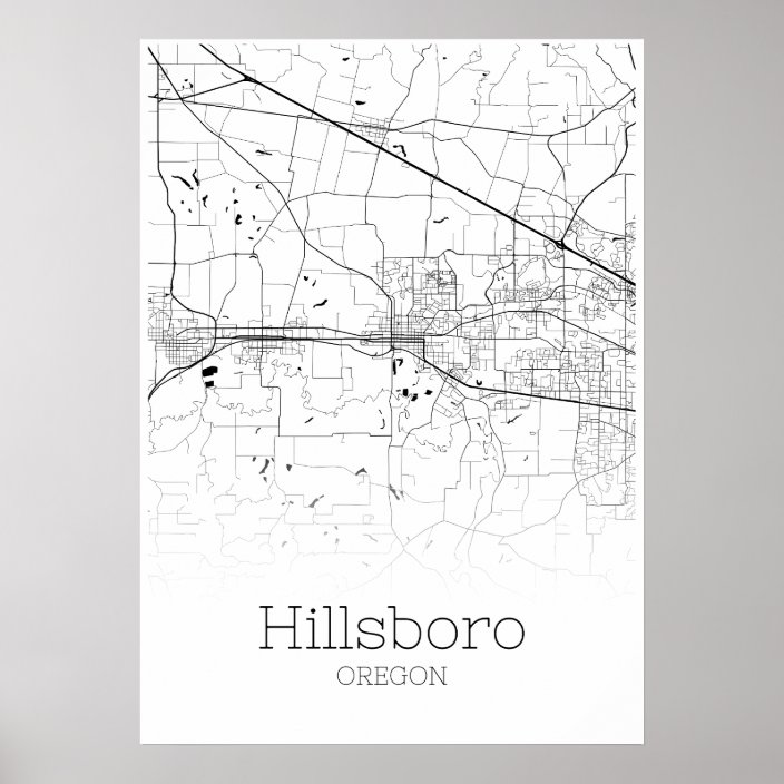 Hillsboro Map Oregon City Map Poster R0bc415ed8d3e424abba63cfc35200ee9 Kmk 8byvr 704 