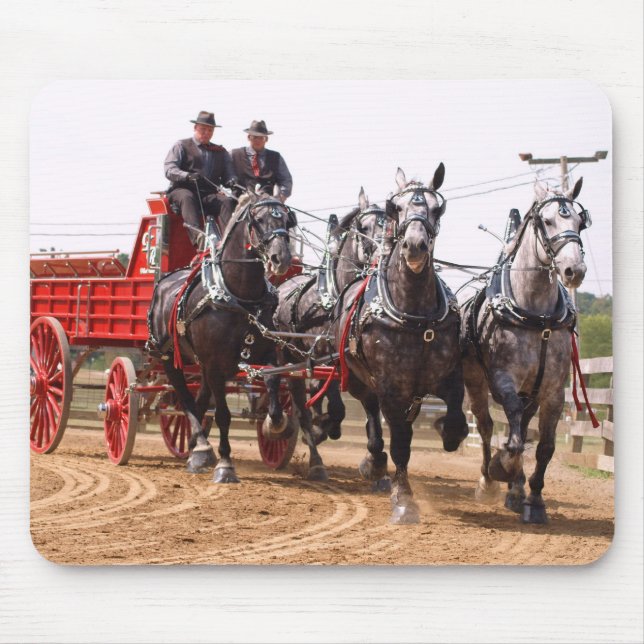 hillsboro ohio draught   horse show mouse mat (Front)