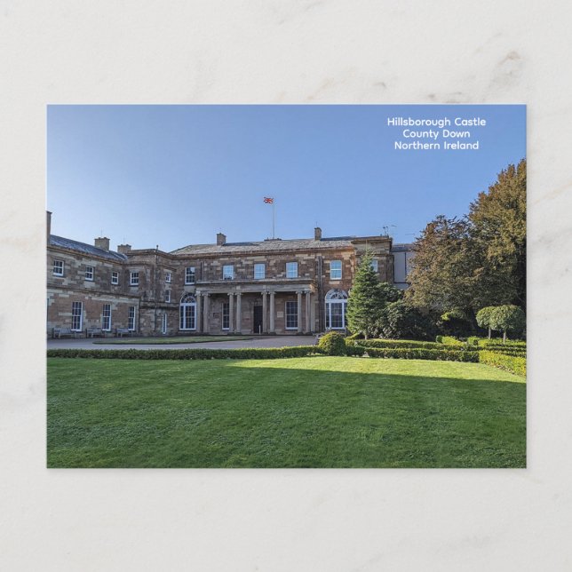 Hillsborough Castle, County Down, Northern Ireland Postcard (Front)