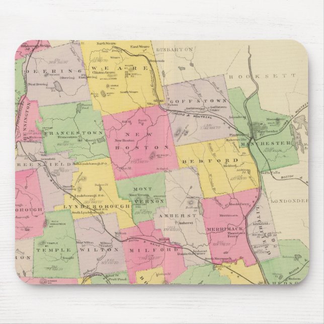 Hillsborough County Mouse Mat (Front)