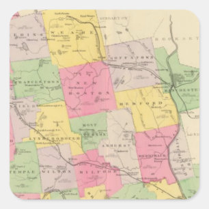 Hillsborough County Square Sticker