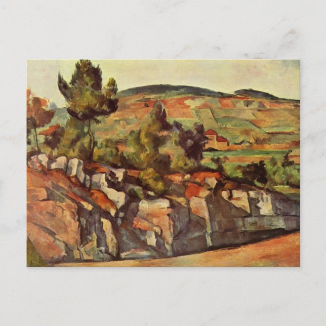 Hillside in Provence by Paul Cezanne Postcard (Front)