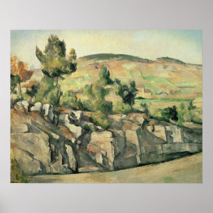 Hillside in Provence, c.1886-90 Poster
