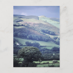 Hillside in Wales UK postcard