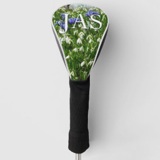 Hillside of Early Spring Flowers Landscape Golf Head Cover