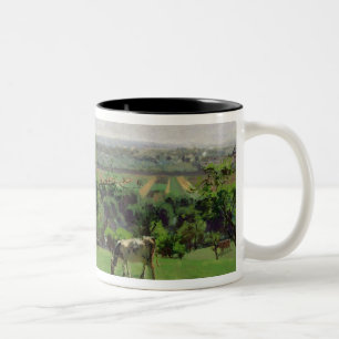 Hillside of Vesinet, Yvelines, 1871 Two-Tone Coffee Mug