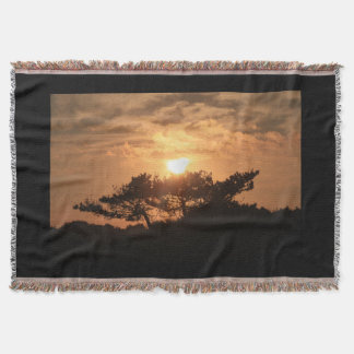 Hillside Sunset Throw Blanket