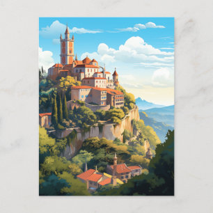 Hilltop Village in Sintra, Portugal Holiday Postcard