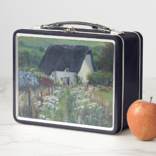 Hillview - An English Cottage Metal Lunch Box