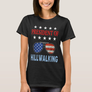 Hillwalking Accessories Usa Flag Hillwalking Sayi T-Shirt