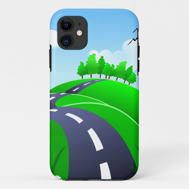 Hilly road, iPhone 5 case (Back)