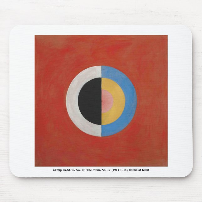 Hilma af Klint abstract art Mouse Mat (Front)