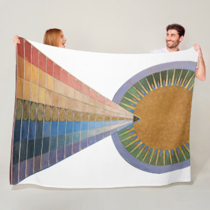 Hilma af Klint - Altarpiece Fleece Blanket