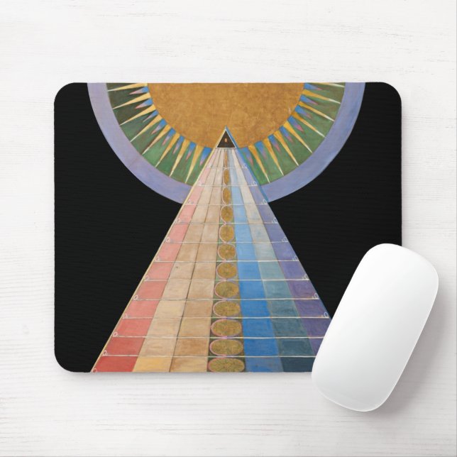 Hilma af Klint - Altarpiece  Mouse Mat (With Mouse)