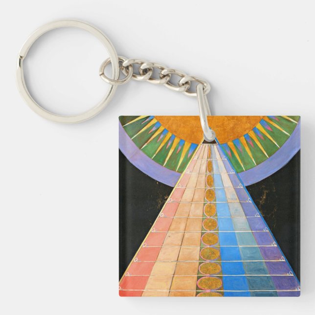 Hilma Af Klint Altarpiece No 1 Key Ring (Front)