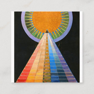 Hilma Af Klint Altarpiece No 1 Square Business Card