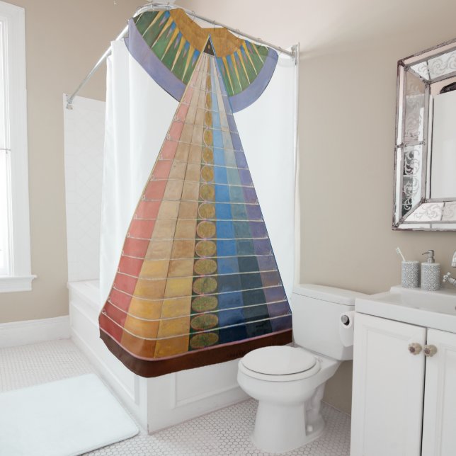 Hilma af Klint - Altarpiece  Shower Curtain (In Situ)