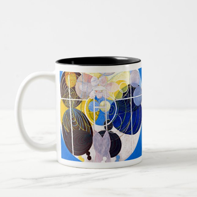 Hilma af Klint Group III Two-Tone Coffee Mug (Left)