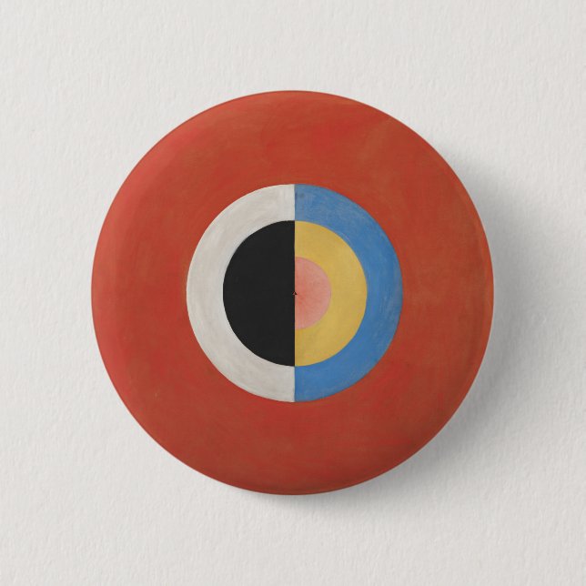hilma af klint groupixsuwtheswan 6 cm round badge (Front)