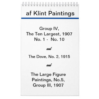 Hilma af Klint, Modern Paintings Calendar