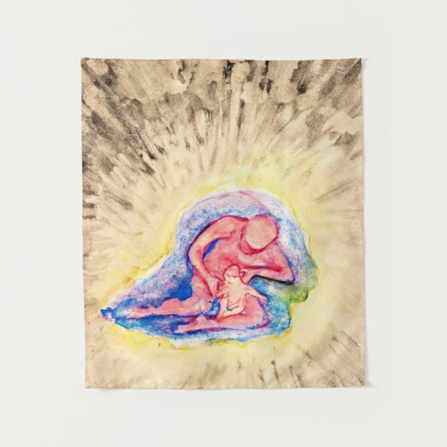 Hilma af Klint - Mother and Child Tapestry (Front)