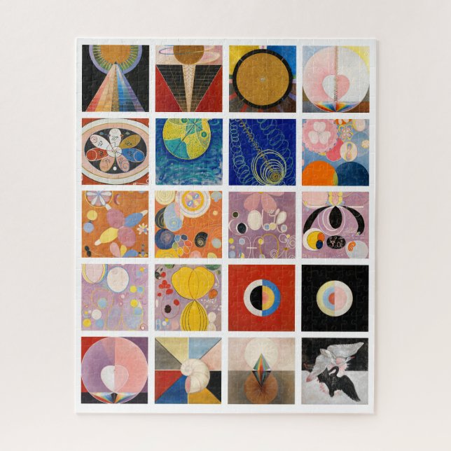 Hilma af Klint Paintings Collection Jigsaw Puzzle (Vertical)