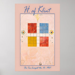 Hilma Af Klint Pastel Pink Abstract Art Print