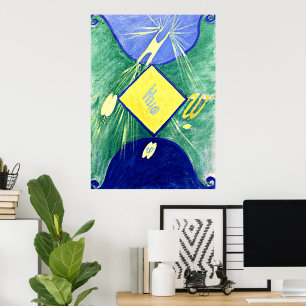 Hilma af Klint - Primordal Chaos, No. 06, Group I, Poster