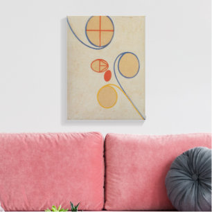 Hilma Af Klint, Seven Point Star No2, Abstract Art Canvas Print
