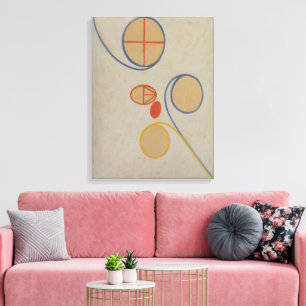 Hilma Af Klint, Seven Point Star No2, Abstract Art Canvas Print