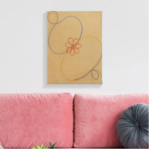 Hilma Af Klint, Seven Point Star No5, Abstract Art Canvas Print