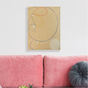 Hilma Af Klint, Seven Point Star No7, Abstract Art Canvas Print