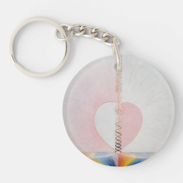 Hilma af Klint - The Dove Key Ring (Front)
