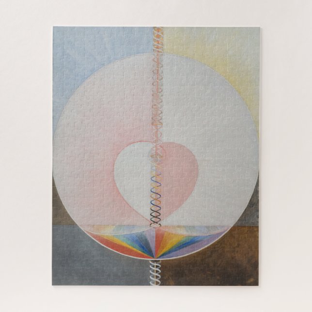 Hilma Af Klint, The Dove No.25, Abstract Art Jigsaw Puzzle (Vertical)