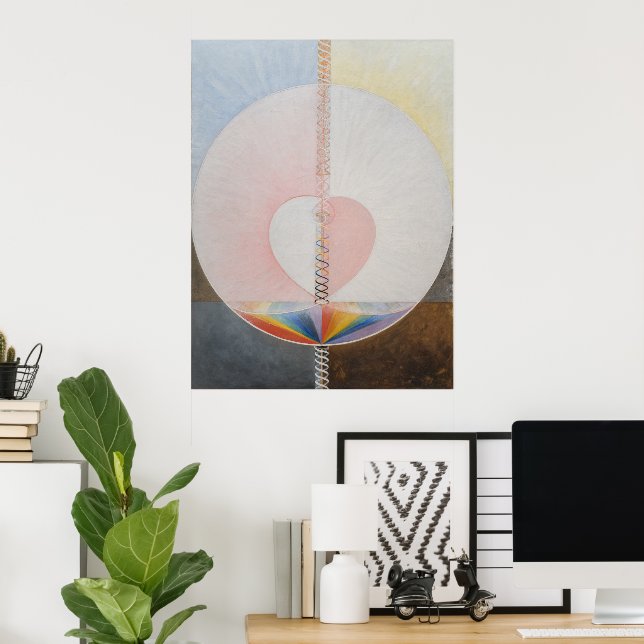 Hilma Af Klint, The Dove No.25, Abstract Art Poster (Home Office)