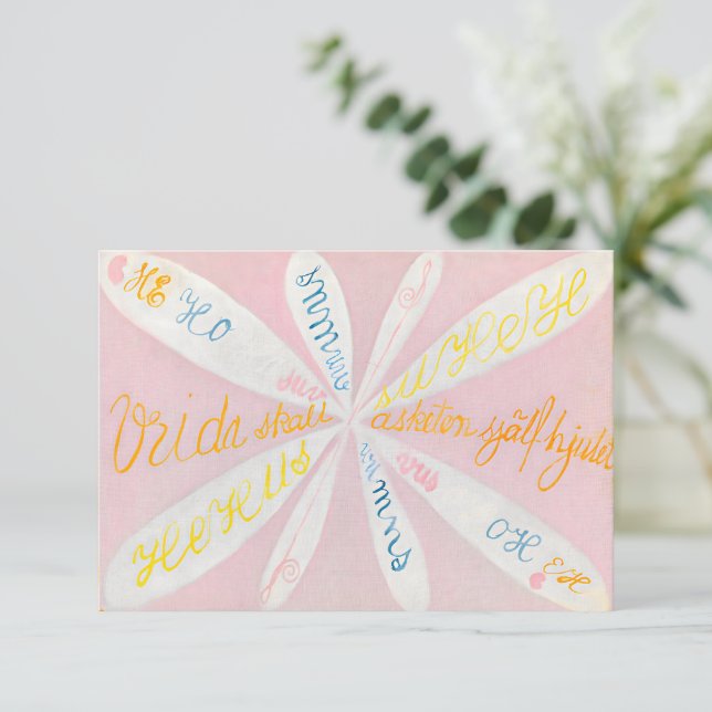 Hilma af Klint - The Eros Series, nr. 5  Card (Standing Front)