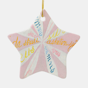 Hilma af Klint - The Eros Series, nr. 5  Ceramic Tree Decoration