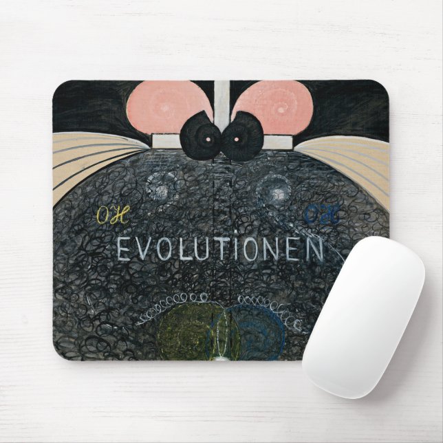  Hilma af Klint - The Evolution, 7 Mouse Mat (With Mouse)