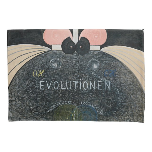  Hilma af Klint - The Evolution, 7 Pillowcase (Front)
