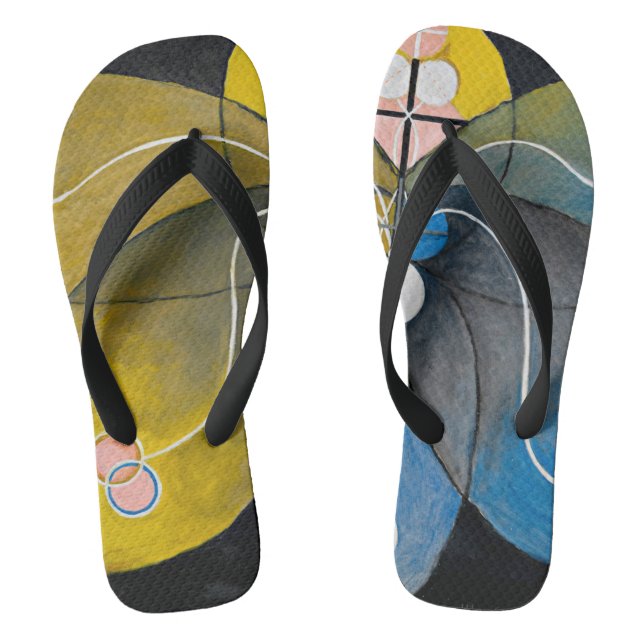 Hilma af Klint - The Evolution, 9 Flip Flops (Footbed)