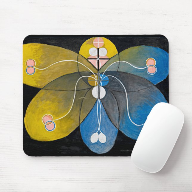 Hilma af Klint - The Evolution, 9 Mouse Mat (With Mouse)