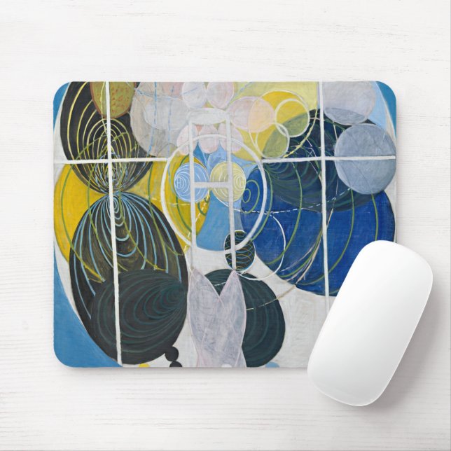 Hilma af Klint -The Large Figure Paintings Mouse Mat (With Mouse)