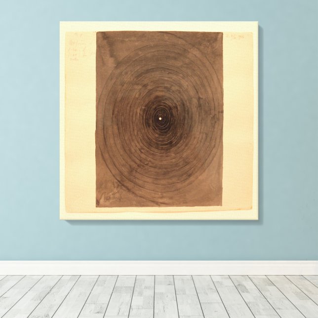 Hilma Af Klint, The Parsifal No.1 , Abstract Art Canvas Print (Insitu(Wood Floor))