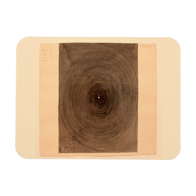 Hilma Af Klint, The Parsifal No.1 , Abstract Art Magnet (Horizontal)