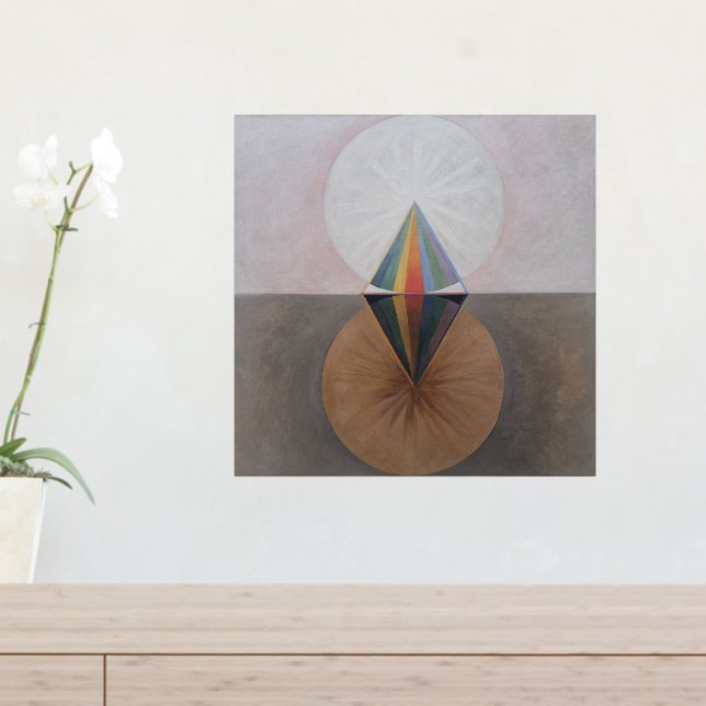 Hilma Af Klint, The Swan No.12, Abstract Art Foil Prints (In Situ (Entry Table))