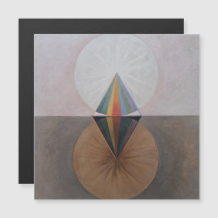 Hilma Af Klint, The Swan No.12, Abstract Art Magnetic Invitation