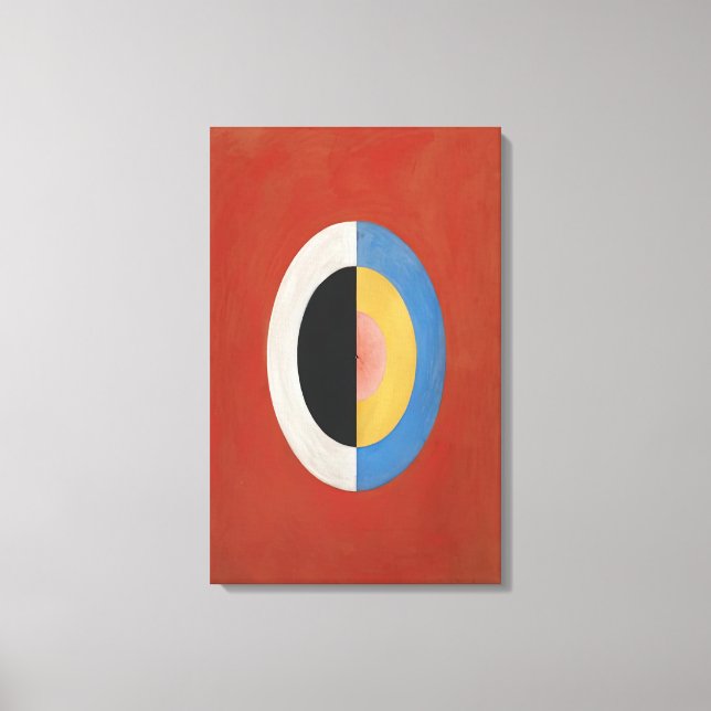 Hilma af Klint - THE SWAN NO 17 1915 0 Canvas Print (Front)